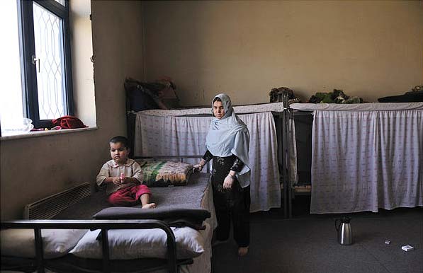 This is Habibi Abdul Aziz, one of the many women serving time at the relatively new women's prison for so-called moral crimes. Two years after her husband was jailed for killing Habibi's cousin because he suspected the two of them were having an affair, he got the idea to accuse Habibi as well, thinking he'd get off earlier. His testimony was enough to convict her. (NYT PHOTO)