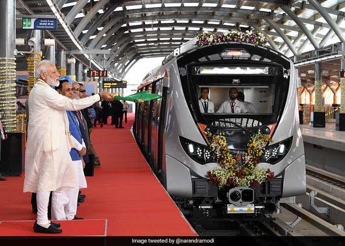 Photos: PM Modi Inaugurates First Phase Of Ahmedabad Metro