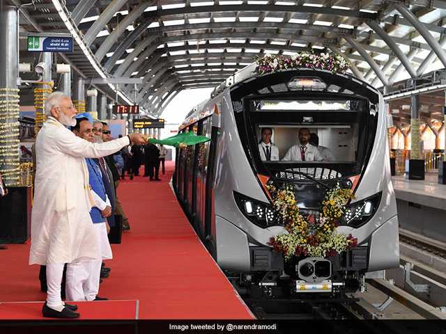Photo : Photos: PM Modi Inaugurates First Phase Of Ahmedabad Metro