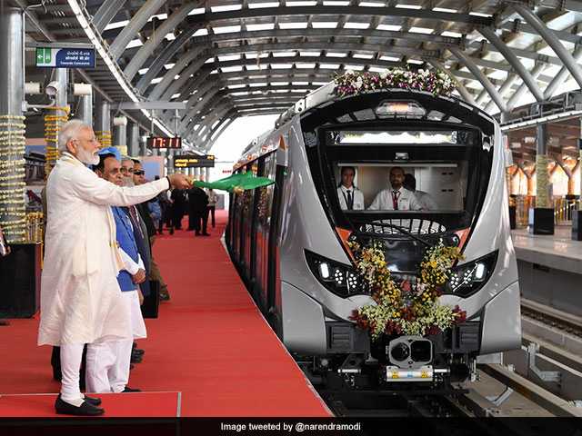 Photos: PM Modi Inaugurates First Phase Of Ahmedabad Metro