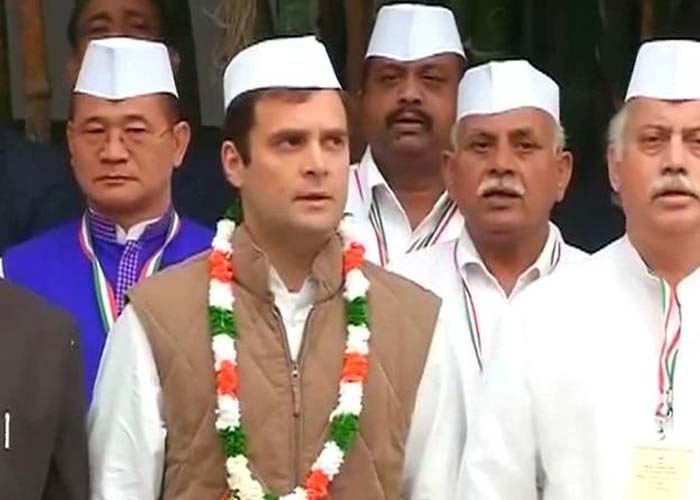 Rahul Gandhi, campaign-in-chief, shared 2014 vision as AICC meet began in Delhi