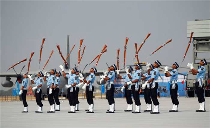 Group Captain Sachin Tendulkar Attends 82nd Air Force Day Parade