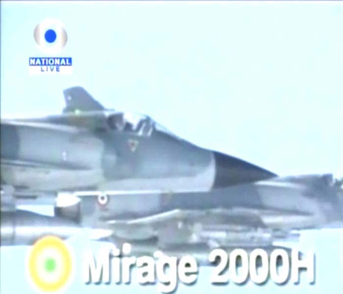 Fighter jets like Sukhoi 30s, Mirage 2000, Jaguars, MIG 21s, attack helicopters, and Unmanned Aerial Vehicles (UAVs) lit the skies during the special show. (Image courtesy: Doordarshan)
