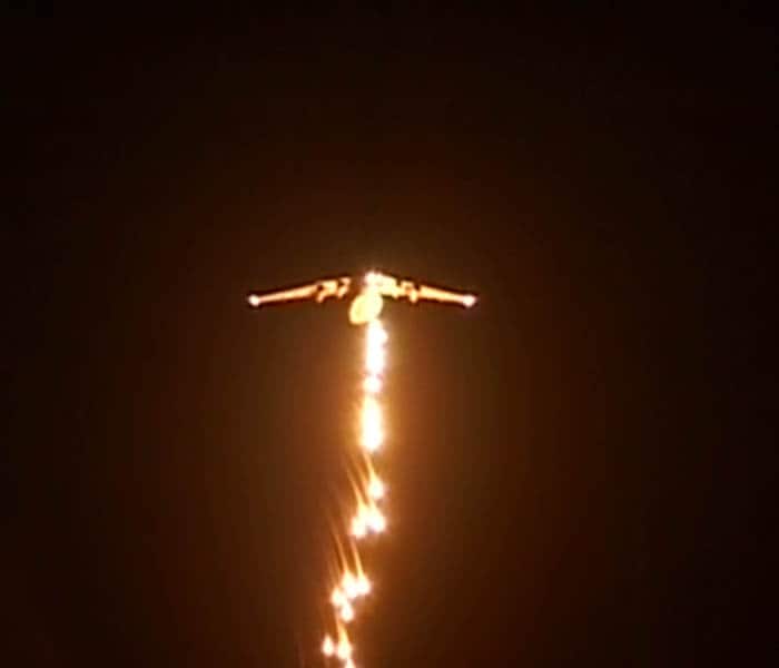 Air Force demonstrates firepower. (Image courtesy: Doordarshan)