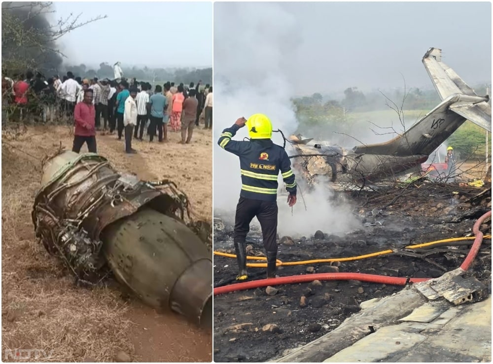 अजित पवार प्लेन क्रैश कितना भयावह है- तस्वीरें दे रही गवाही