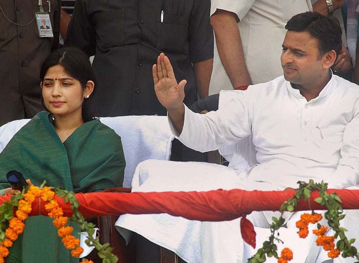 Akhilesh and Dimple Yadav- UP\'s first couple