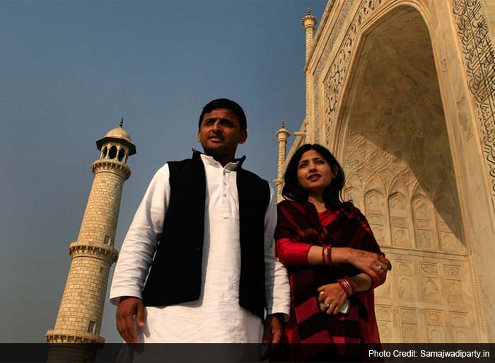 Akhilesh and Dimple Yadav- UP\'s first couple