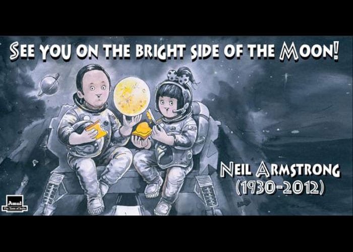 Amul says goodbye to Neil Armstrong