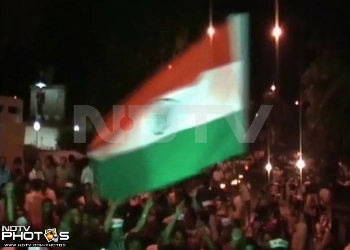 India celebrates victory over corruption