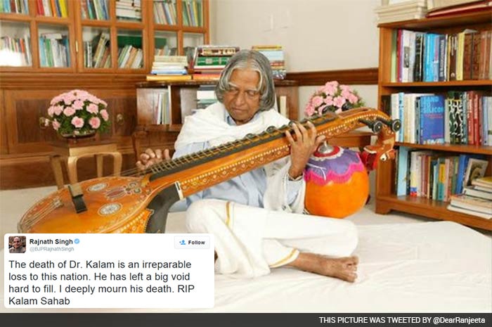 Tributes Flow in on Twitter for Former President APJ Abdul Kalam