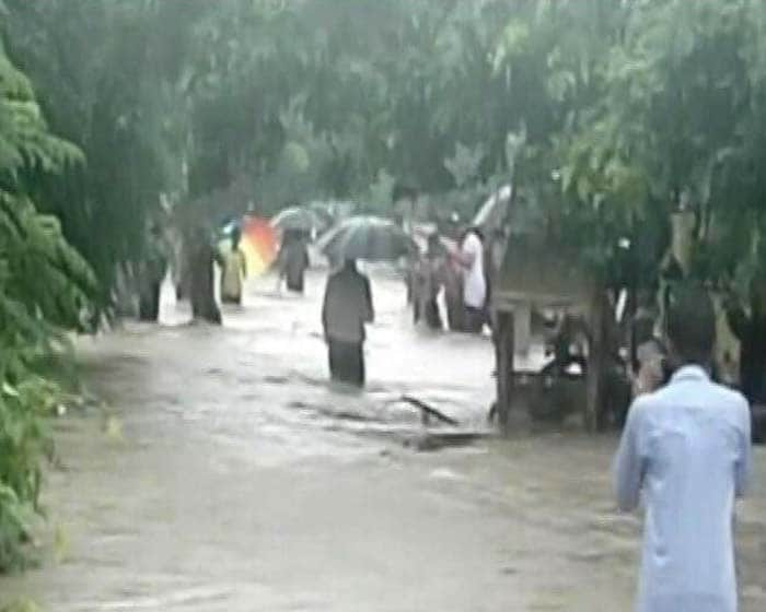 Pics: Heavy Rain Wreaks Havoc In Hyderabad And Guntur, Thousands Evacuated