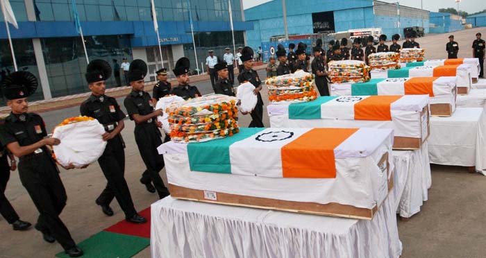 In pictures: India pays tribute to five martyrs