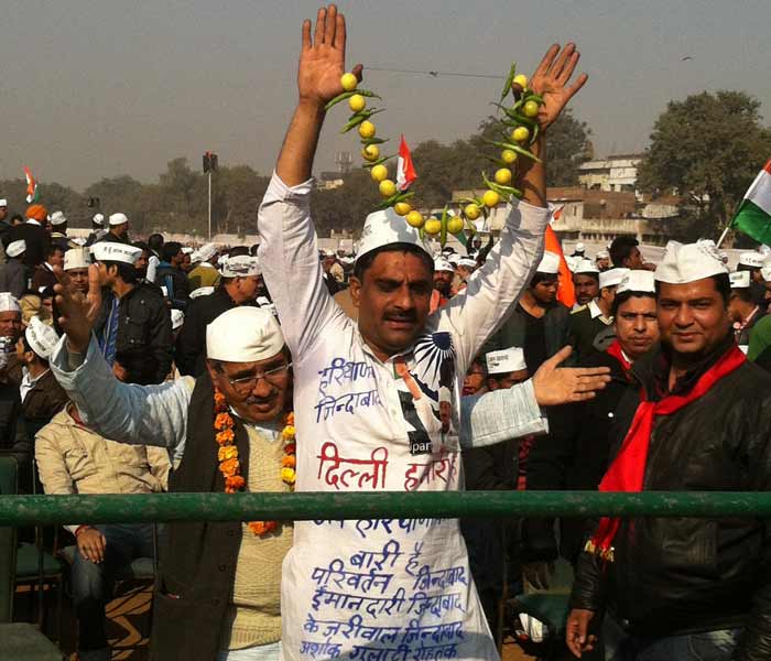 Delhi celebrates AAP ka Chief Minister
