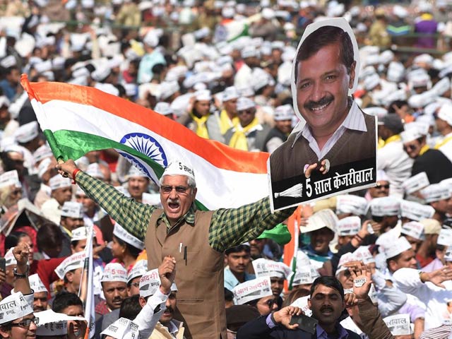 Delhi Preps for Arvind Kejriwal's Big Swearing In Ceremony Delhi Preps for Arvind Kejriwal's Big Swearing In Ceremony