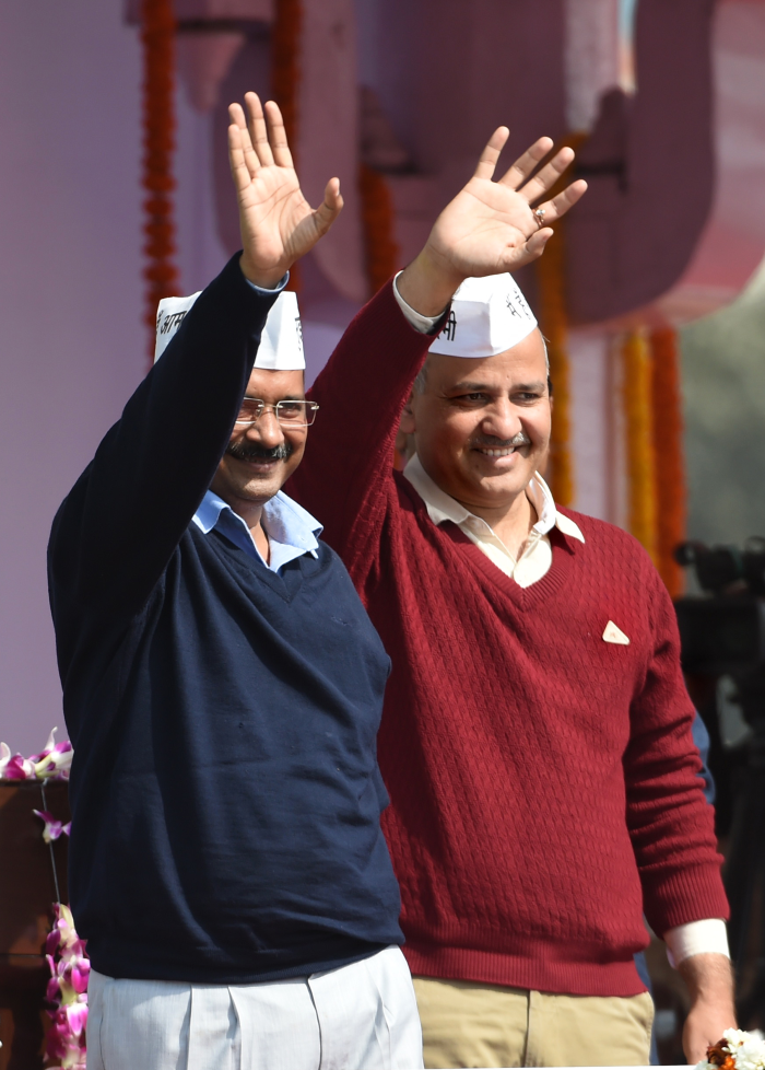 Arvind Kejriwal\'s AAP All Set for the Oath Ceremony