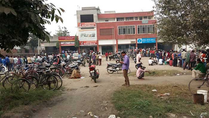 In Pics: India Queues Up Outside ATMs