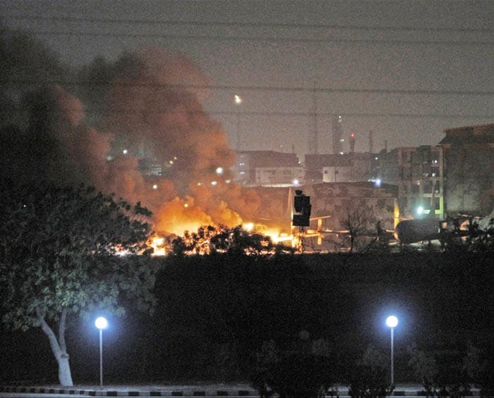 Karachi naval base attacked