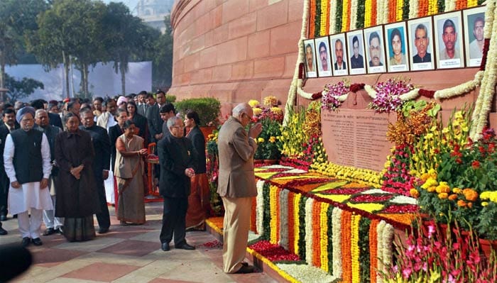 Six security men, four Delhi Police personnel and one each from the CRPF and Parliament watch-and-ward staff were killed in the attack.