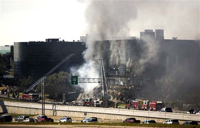 Plane crashes into 7-storey Texas building