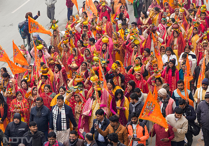 आज मंदिर में प्रवेश करेंगे भगवान राम, अयोध्या में निकाली जाएगी रामलला की शोभायात्रा