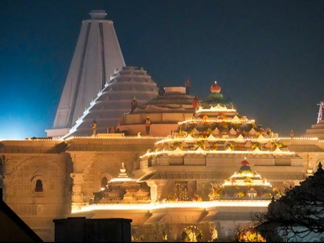 Photo : प्राण-प्रतिष्ठा के लिए जग-मग हुआ अयोध्या का राम मंदिर, देखिए मंदिर की मनमोहक तस्वीरें