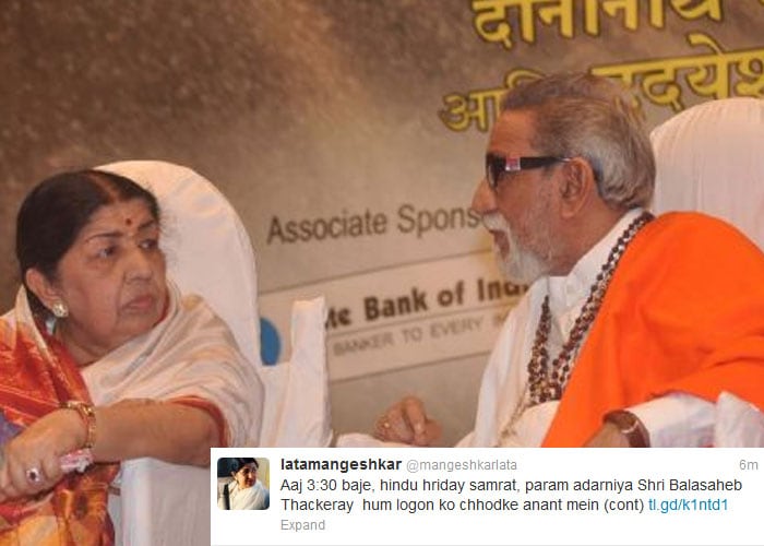 RIP Bal Thackeray, tweets India