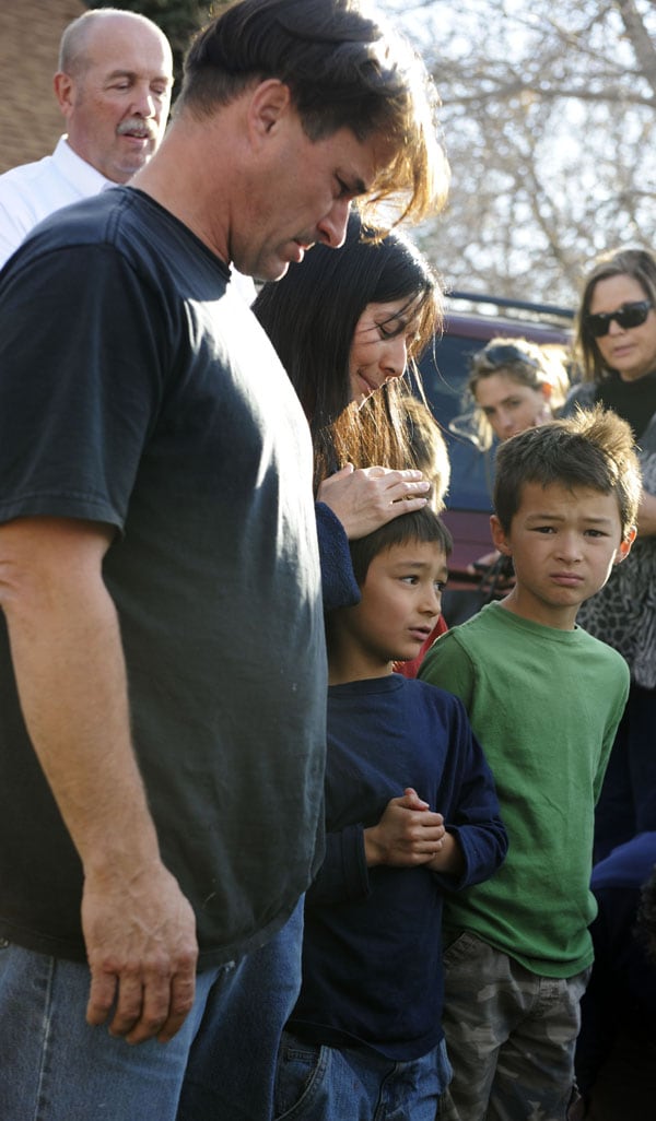 Dad Richard Heene, mom Mayumi and brother Ryo, 8. (NYT Photo)