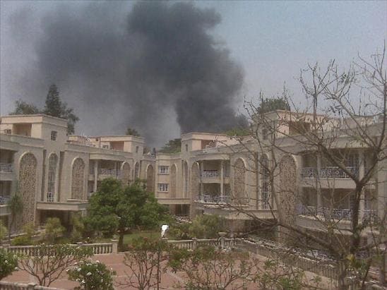 First Pics: Fire In Bangalore Hotel