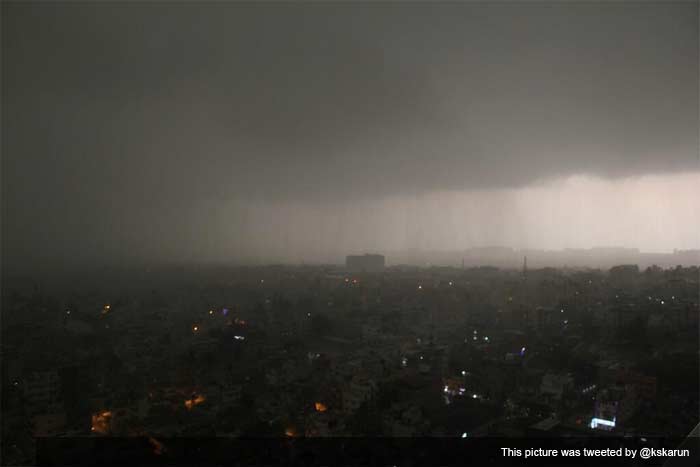 Heavy Rains Lash Bangalore, Disrupts Normal Life