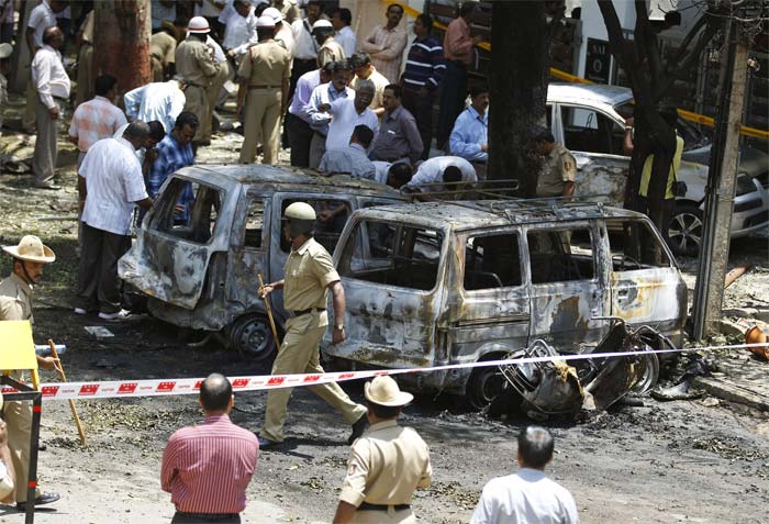 Explosion near BJP office in Bangalore
