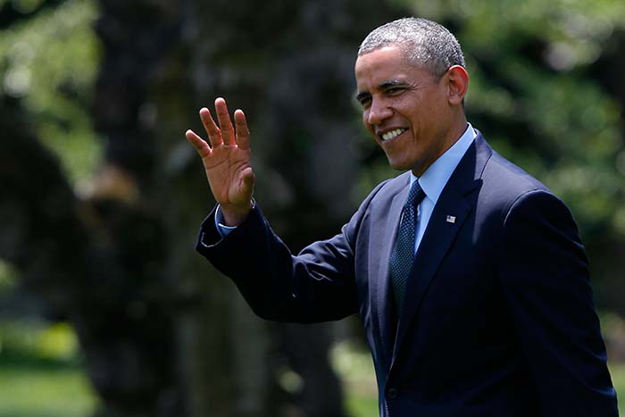 A Surprise Walk With President Barack Obama