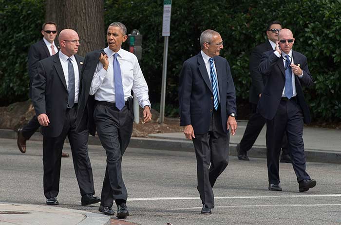 A Surprise Walk With President Barack Obama