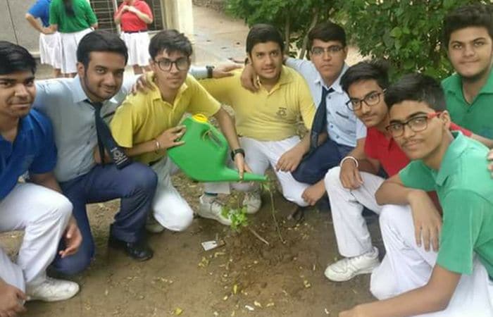 As part of the plantation drive, the students of Ryan International School were sent to a nearby Resident welfare Association to sensitise people about making India a greener place to stay. Notably, the school planted a total of 2247 saplings last year.