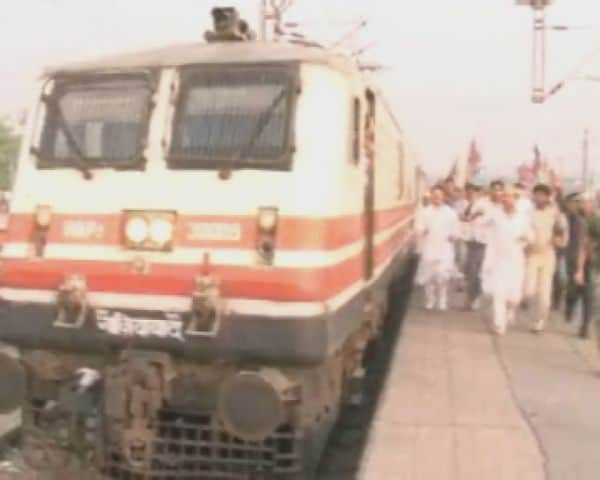 Train services have also been severely disrupted at various places in Uttar Pradesh.