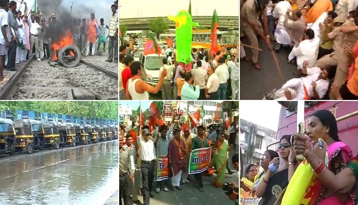 The BJP and its allies have called for a Bharat bandh on Monday to protest against escalating prices.<br><br>Inflation is in double digits and fuel prices have risen since the government deregulated oil prices, and now the Opposition is taking what it says is the aam aadmi's protest on the streets.<br><br>The Left is also protesting against the fuel hike on Monday, demanding a rollback.