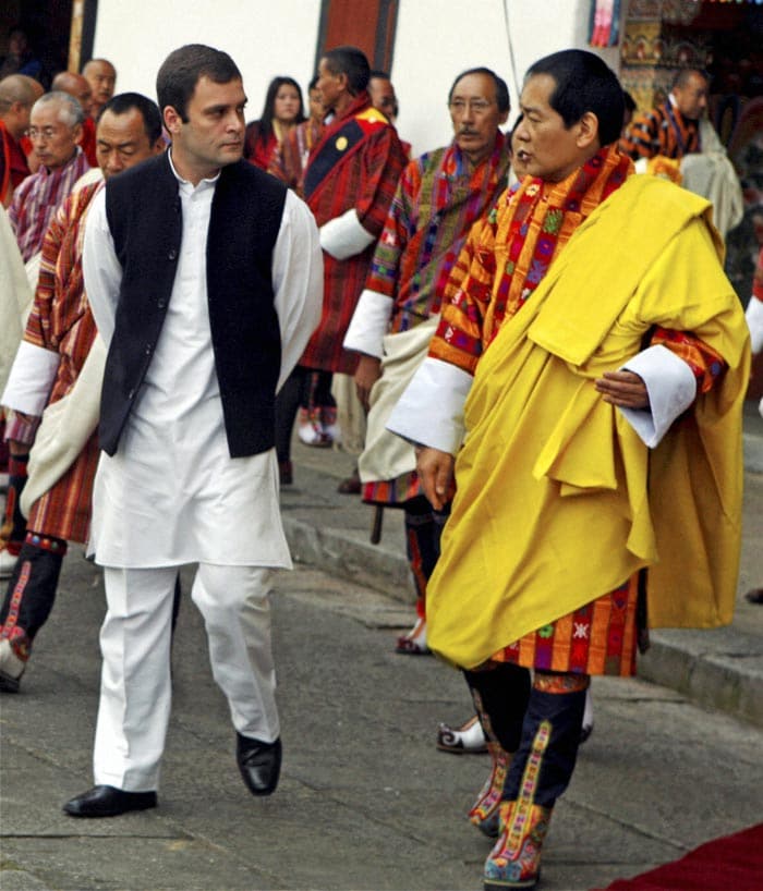 Rahul Gandhi in Bhutan