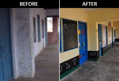 The NDTV-Coca-Cola Support my School campaign is aimed at improving facilities even in the remote areas. The team reached a school in Bibipur to help the students there.