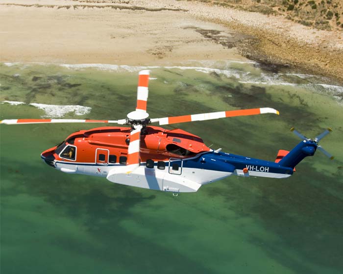 Sikorsky S-92 with the Her Majesty's Coast Guard.