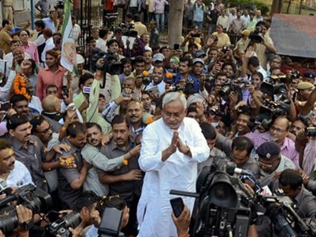 Photo : 5 Defining Images From Bihar Verdict