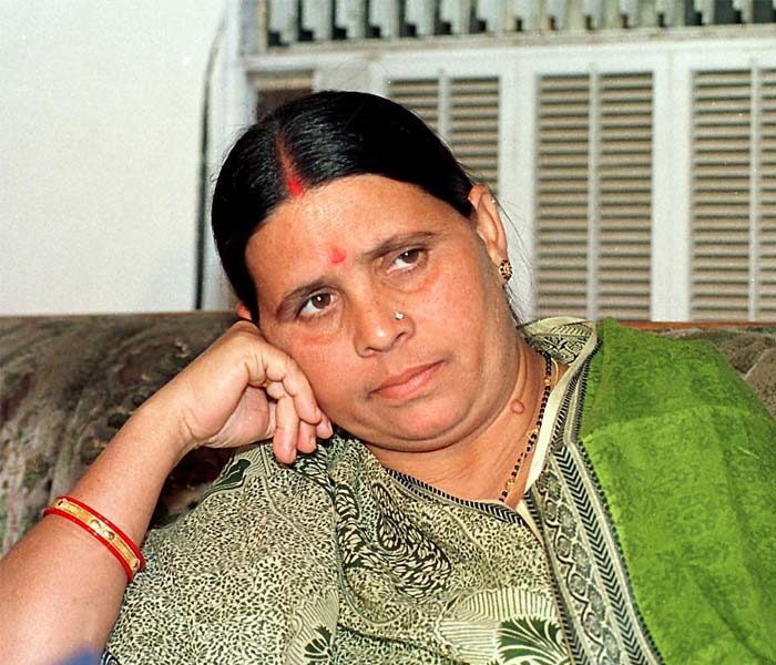 Interestingly, Lalu Prasad, who is a sitting MP will be not contesting the polls. His wife and ex-Chief Minister Rabri Devi will contest from two seats, Sonepur and Raghopur. Lalu said that Rabri was fighting on two seats because she did not want to gain entry through backdoor in a reference to Chief Minister Nitish Kumar who is not contesting the elections.(AFP Photo)