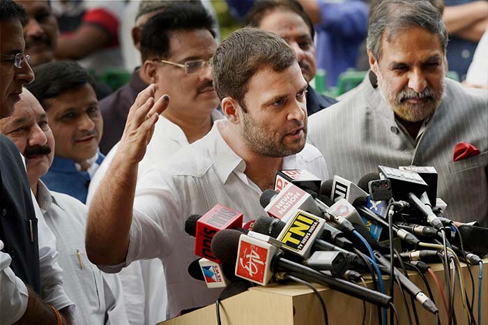 Want to congratulate the workers of our party and Nitishji, Laluji's parties. Victory over arrogance and anger. This message for Modiji is echoing across the country: Rahul Gandhi