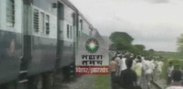 The incident at around 9 am triggered mayhem as a violent mob reportedly assaulted the train driver, set coaches on fire and held railway staff hostage.