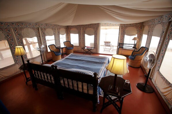 One of Chhatra Sagar's guest tents. (Courtesy: NYT)