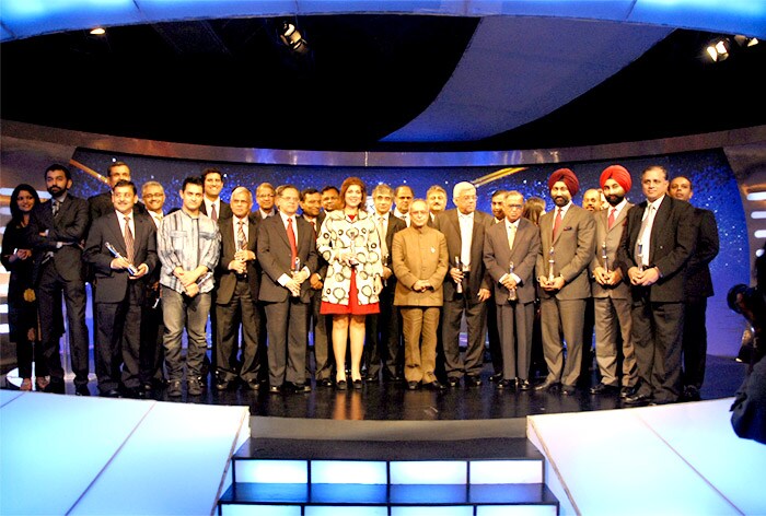 Seen here are the winners of the NDTV Profit Business Leadership Awards 2010.