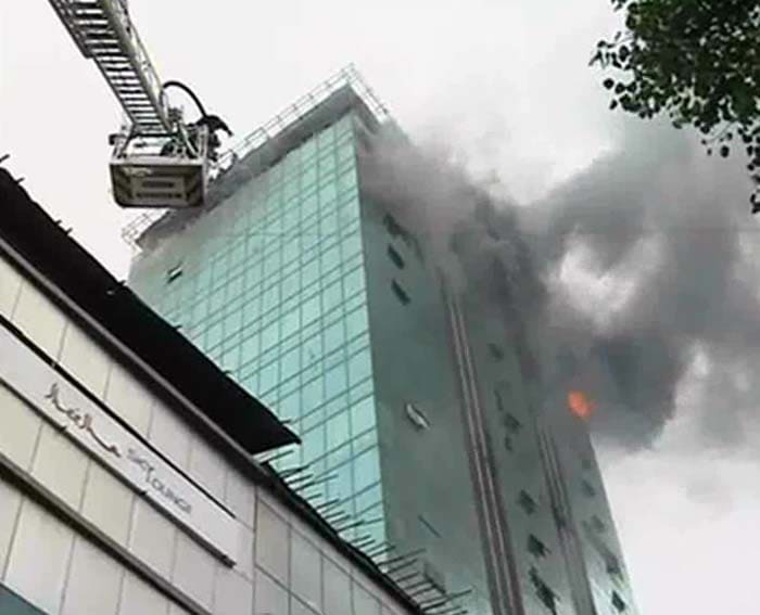 Fire officials took an hour to douse the fire and bring the situation under control.