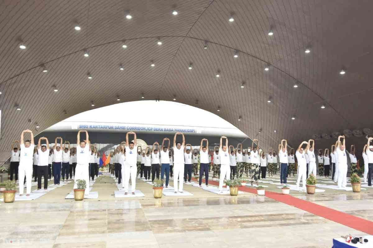 The aim was to spread awareness about Yoga and benefits it brings to mental and physical health.