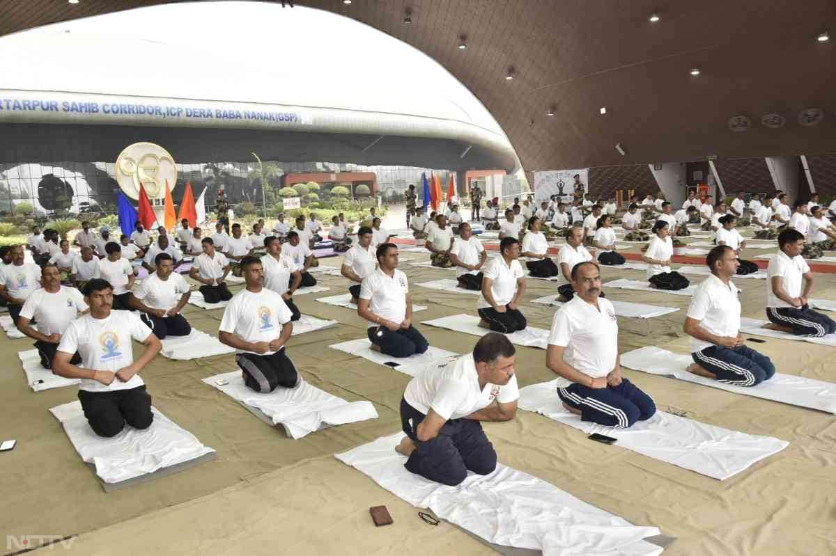The BSF will hold a mega yoga program at the Octroi Border Out Post (BoP) in RS Pura sector of Jammu district tomorrow.