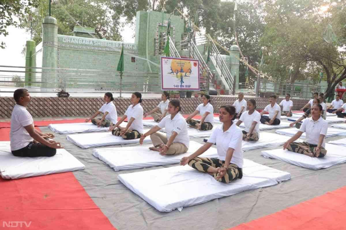 The BSF troops also performed yoga at various border locations in Jammu and Punjab, it said.