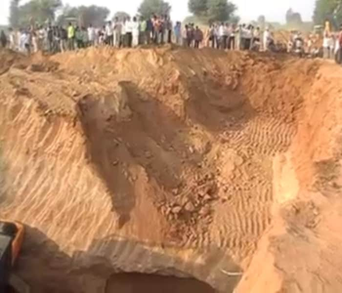 This is not the first time a child has accidently fallen into a borewell. In July 2006, a 5-year-old boy named Prince was rescued from a 2-and a half feet in diameter, 60-foot deep borewell when he fell down while playing near it in his village in Haryana. The rescue then had lasted over 48 hours and was aided by Armymen who miraculously managed to pull Prince out.<br>
 
Although 2-year-old Sonu was not so lucky. In October 2009, Sonu fell into a 150-feet borewell in his village near Agra. Even though authorities launched a massive effort to rescue him, unfourtunately, he could not be saved. (NDTV photo)