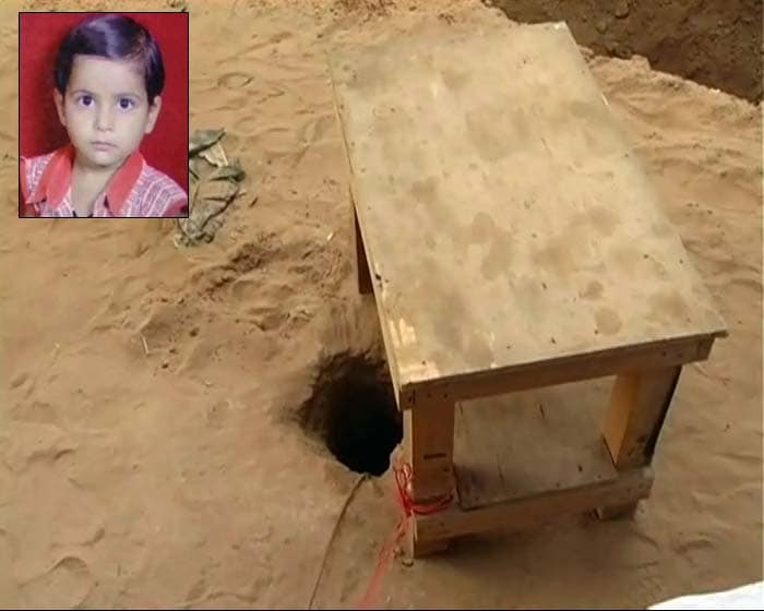 5-year-old stuck in borewell near Gurgaon